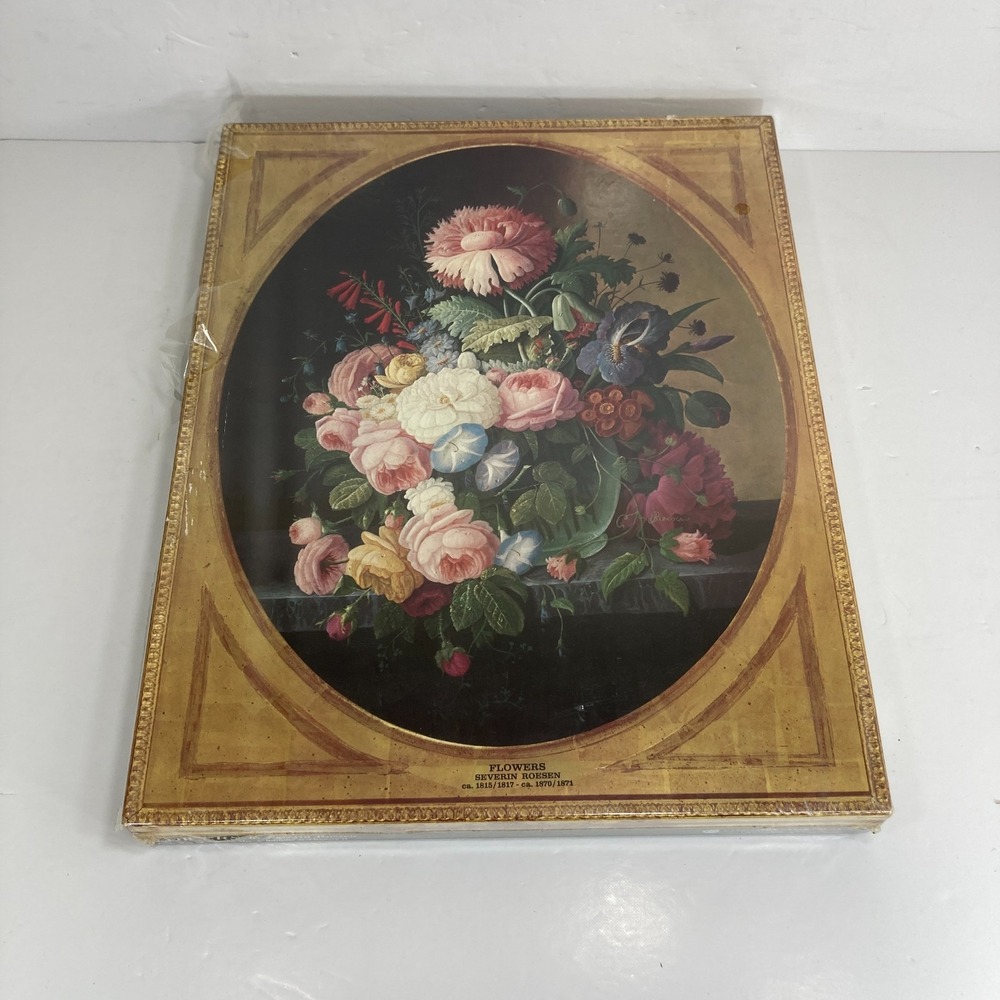 Vintage Springbok 1968 Puzzle‎ Flowers 500 Pcs Severin Roesen PZL4007 - NEW